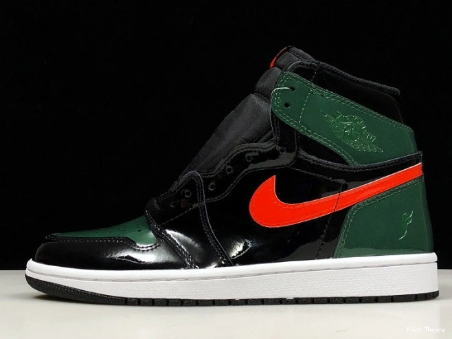 Kicktheory Team Air Retro Orange-Fir Black OG Jordan SoleFly High 1 x AV3905-038 0822